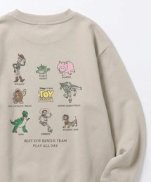 2026AW Disney/ディズニー ミッキー/トイ・ストーリー/ベイマックス  裏起毛 プリントスウェットトレーナー レディース メンズ