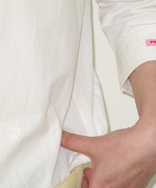 RONRON（ロンロン）の「RRAC PASTEL COTTON SHIRT WHITE（シャツ/ブラウス・レディース・その他・FREE）」の2枚目の写真