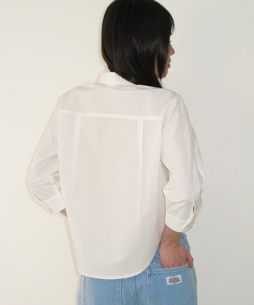 RONRON（ロンロン）の「RRAC PASTEL COTTON SHIRT WHITE（シャツ/ブラウス・レディース・その他・FREE）」の5枚目の写真