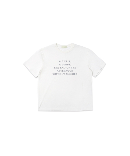 WITHOUT SUMMER(ウィズアウトサマ)の「グラス Tシャツ_アイボリー(Tシャツ/カットソー・レディース・その他・FREE)」の2枚目の写真