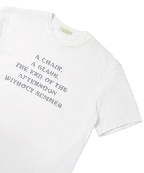 WITHOUT SUMMER(ウィズアウトサマ)の「グラス Tシャツ_アイボリー(Tシャツ/カットソー・レディース・その他・FREE)」の3枚目の写真