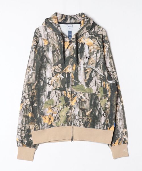 Rivvia PROJECTS(リヴィアプロジェクツ)の「【Rivvia PROJECTS】 VV ZIP HOODIE(パーカー・メンズ・ブラック/カモフラージュ・LARGE/MEDIUM)」の1枚目の写真