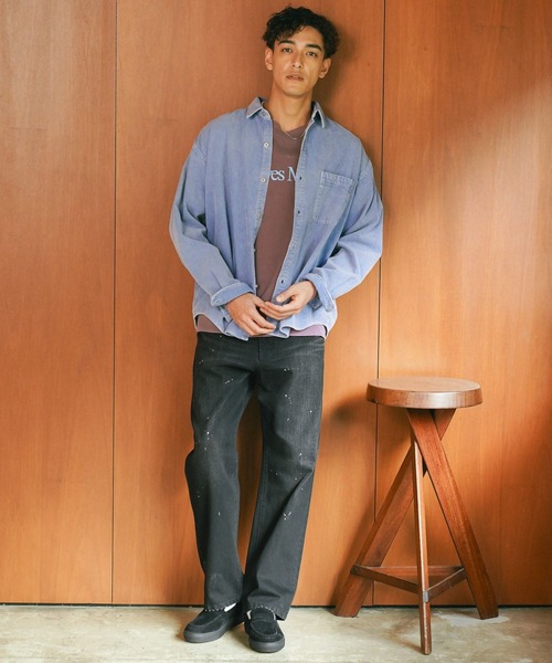BAYFLOW(ベイフロー)の「ヴィンテージライクコーデュロイシャツ(シャツ/ブラウス・メンズ・ブルー/チャコール/ベージュ・LARGE/MEDIUM)」の19枚目の写真