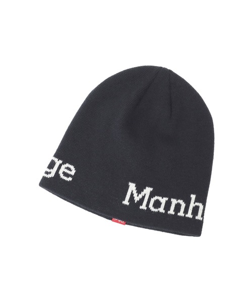 Manhattan Portage(マンハッタンポーテージ)の「JACQUARD LOGO BEANIE(ニットキャップ/ビーニー・メンズ・グレー/ブラウン/ブラック/ネイビー/ボルドー・FREE)」の5枚目の写真