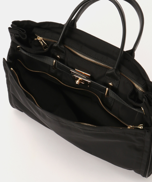 story.（ストーリー）の「Story. /ストーリーBELTED TOTE L（トートバッグ・レディース・ブラック・FREE）」の12枚目の写真