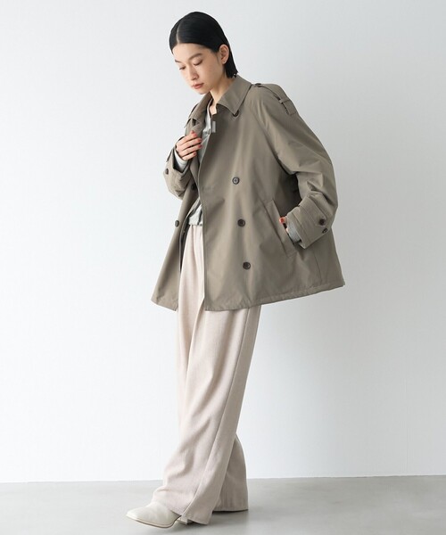 RONEL（ロネル）の「【RONEL/撥水】中綿キルトトレンチ（トレンチコート・レディース・ブラック/ベージュ/オリーブ・S/M）」の16枚目の写真