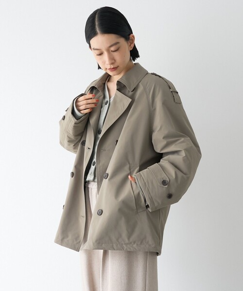RONEL（ロネル）の「【RONEL/撥水】中綿キルトトレンチ（トレンチコート・レディース・ブラック/ベージュ/オリーブ・S/M）」の19枚目の写真