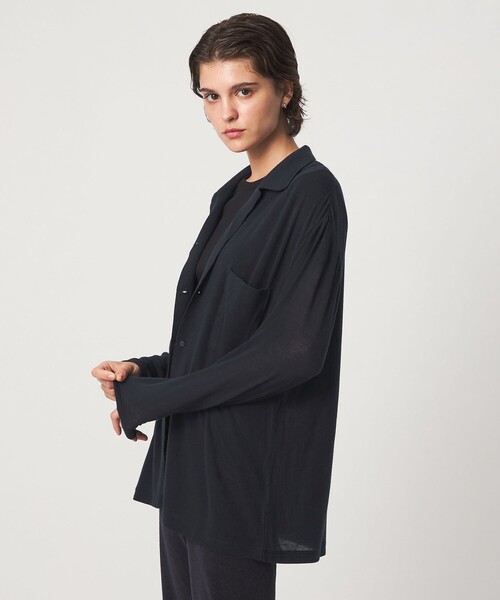 john masters UNITED ARROWS（ジョンマスターユナイテッドアローズ）の「＜john masters UNITED ARROWS＞アルガンオイル ロングスリーブシャツ（シャツ/ブラウス・レディース・ホワイト/モカ・FREE）」の15枚目の写真