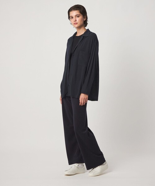 john masters UNITED ARROWS（ジョンマスターユナイテッドアローズ）の「＜john masters UNITED ARROWS＞アルガンオイル ロングスリーブシャツ（シャツ/ブラウス・レディース・ホワイト/モカ・FREE）」の16枚目の写真