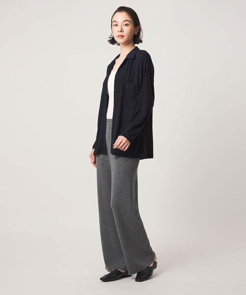 john masters UNITED ARROWS（ジョンマスターユナイテッドアローズ）の「＜john masters UNITED ARROWS＞アルガンオイル ロングスリーブシャツ（シャツ/ブラウス・レディース・ホワイト/モカ・FREE）」の20枚目の写真