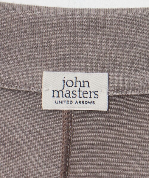 john masters UNITED ARROWS（ジョンマスターユナイテッドアローズ）の「＜john masters UNITED ARROWS＞アルガンオイル ロングスリーブシャツ（シャツ/ブラウス・レディース・ホワイト/モカ・FREE）」の4枚目の写真