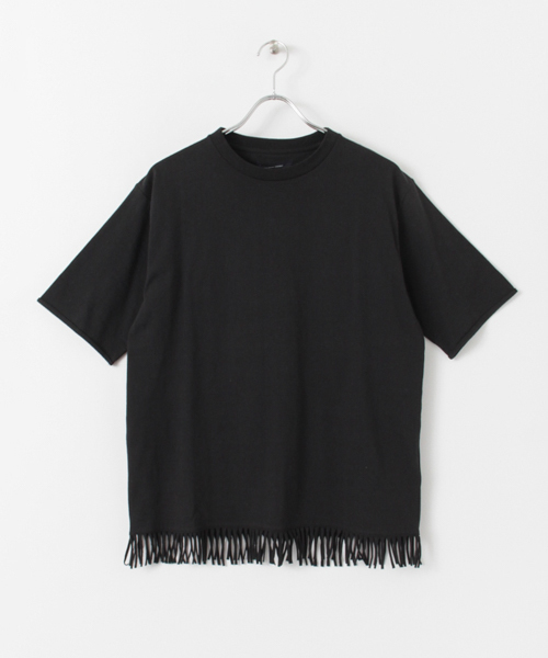 URBAN RESEARCH DOORS MENS（アーバンリサーチ ドアーズ メンズ）の「DOORS フリンジTシャツ（Tシャツ/カットソー・メンズ・ホワイト/ブラック・38/40）」の12枚目の写真