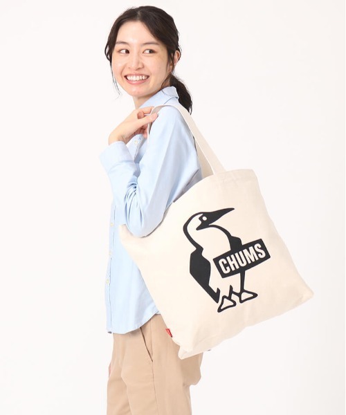 CHUMS（チャムス）の「【CHUMS】Booby Canvas Tote（トートバッグ・メンズ・ブラック/ブルー/グリーン/レッド/レッド系その他/ホワイト×レッド/ホワイト×グリーン/ホワイト×ブルー/ホワイト×ブラック/ホワイト×パープル/ダークグリーン/マルチ/ラベンダー/ホワイト/アクア・FREE）」の18枚目の写真