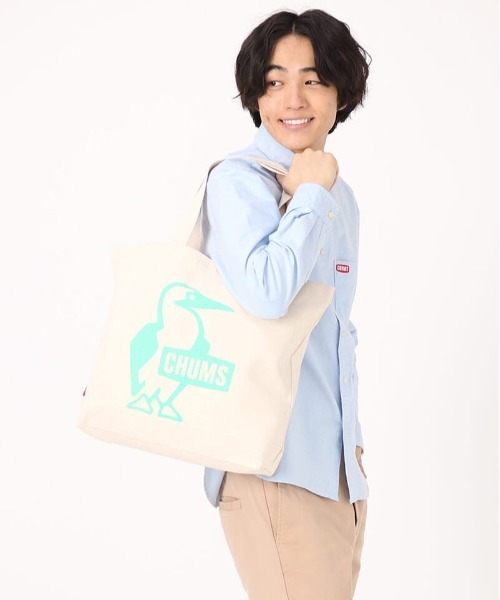 CHUMS（チャムス）の「【CHUMS】Booby Canvas Tote（トートバッグ・メンズ・ブラック/ブルー/グリーン/レッド/レッド系その他/ホワイト×レッド/ホワイト×グリーン/ホワイト×ブルー/ホワイト×ブラック/ホワイト×パープル/ダークグリーン/マルチ/ラベンダー/ホワイト/アクア・FREE）」の19枚目の写真