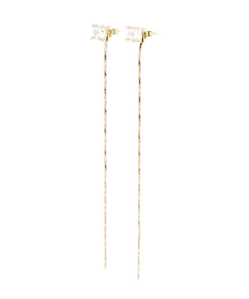 N.(N. Natural Beauty Basic)(エヌエヌナチュラルビューティーベーシック)の「クラウンピアス(ピアス(両耳用)・レディース・ホワイト/ホワイト系その他・フリ-)」の1枚目の写真