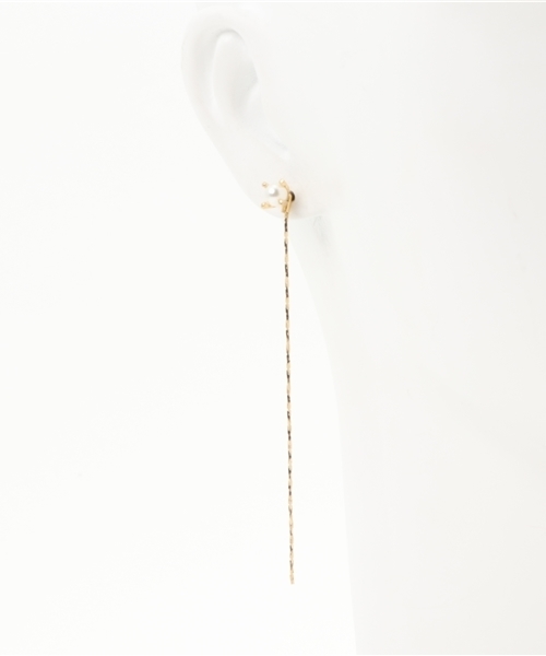 N.(N. Natural Beauty Basic)(エヌエヌナチュラルビューティーベーシック)の「クラウンピアス(ピアス(両耳用)・レディース・ホワイト/ホワイト系その他・フリ-)」の4枚目の写真