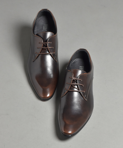 MM/ONE（エムエムワン）の「ポインテッドトゥ ビジネスシューズ（ドレスシューズ・メンズ・ブラウン/ブラック/ダークブラウン/ブラウン系その他/ブラック系その他・42/45/43/40/44/41/46/39）」の3枚目の写真