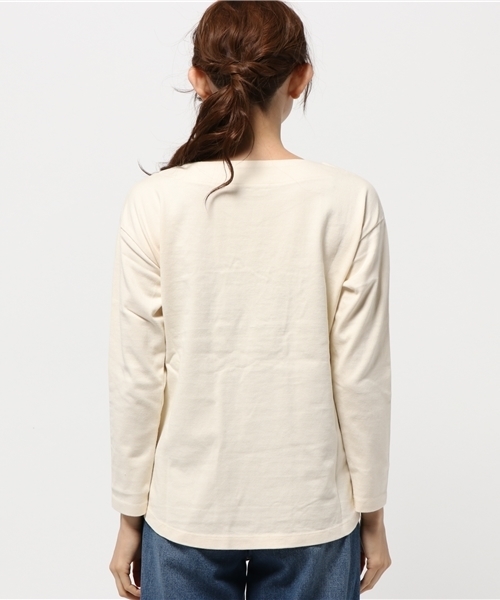 RNA-N(アールエヌエーエヌ)の「M0581 レースコンビワイドプルオーバー(Tシャツ/カットソー・レディース・ブラック/キナリ/マスタード・MEDIUM)」の8枚目の写真