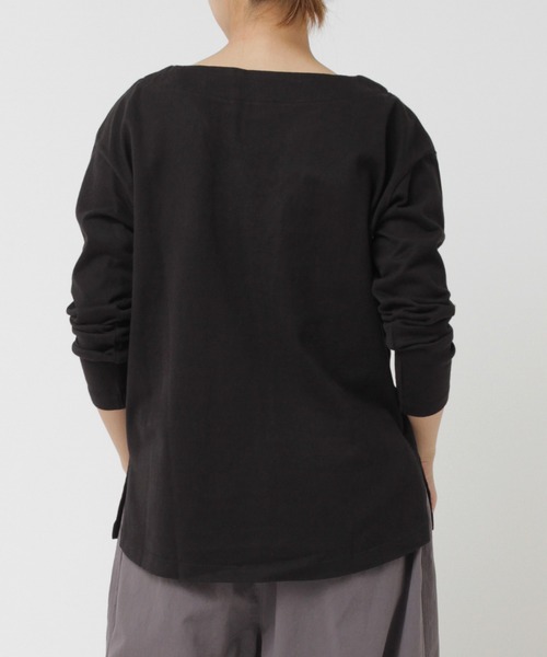 RNA-N(アールエヌエーエヌ)の「M0581 レースコンビワイドプルオーバー(Tシャツ/カットソー・レディース・ブラック/キナリ/マスタード・MEDIUM)」の15枚目の写真