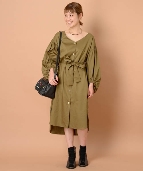 Mystic ミスティック の ウエストベルトワンピース ワンピース Wear