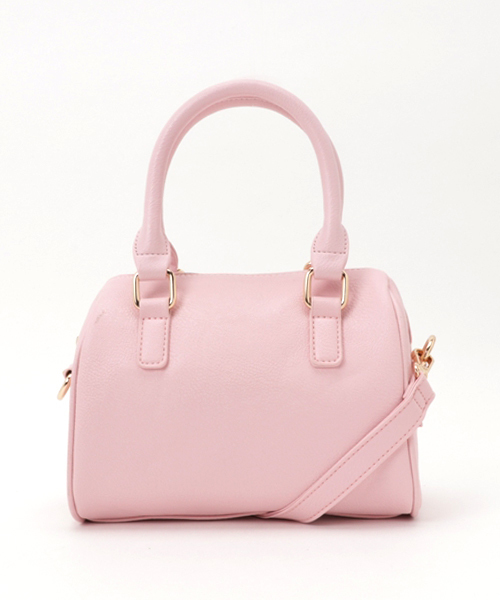 KOBE LETTUCE(コウベレタス)の「コンパクトミニボストンバッグ(ショルダーバッグ・レディース・アイボリー/ブラック/サックスブルー/ライトピンク/ピンク系その他/モスグリーン/キャメル/コーラルピンク/レッド/ブルー/シルバー/イエロー/ネイビー/ブラウン/ボルドー/ピンク系その他2/グレイッシュベージュ/マスタード/パープル/ブルー系その他・ONE SIZE)」の14枚目の写真