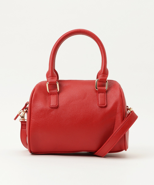 KOBE LETTUCE(コウベレタス)の「コンパクトミニボストンバッグ(ショルダーバッグ・レディース・アイボリー/ブラック/サックスブルー/ライトピンク/ピンク系その他/モスグリーン/キャメル/コーラルピンク/レッド/ブルー/シルバー/イエロー/ネイビー/ブラウン/ボルドー/ピンク系その他2/グレイッシュベージュ/マスタード/パープル/ブルー系その他・ONE SIZE)」の18枚目の写真