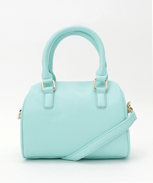 KOBE LETTUCE(コウベレタス)の「コンパクトミニボストンバッグ(ショルダーバッグ・レディース・アイボリー/ブラック/サックスブルー/ライトピンク/ピンク系その他/モスグリーン/キャメル/コーラルピンク/レッド/ブルー/シルバー/イエロー/ネイビー/ブラウン/ボルドー/ピンク系その他2/グレイッシュベージュ/マスタード/パープル/ブルー系その他・ONE SIZE)」の8枚目の写真