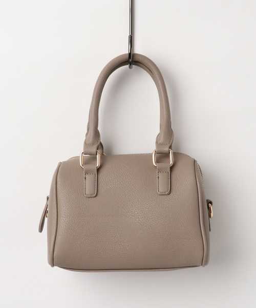 KOBE LETTUCE(コウベレタス)の「コンパクトミニボストンバッグ(ショルダーバッグ・レディース・アイボリー/ブラック/サックスブルー/ライトピンク/ピンク系その他/モスグリーン/キャメル/コーラルピンク/レッド/ブルー/シルバー/イエロー/ネイビー/ブラウン/ボルドー/ピンク系その他2/グレイッシュベージュ/マスタード/パープル/ブルー系その他・ONE SIZE)」の5枚目の写真