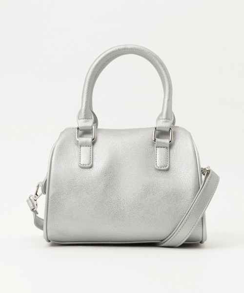 KOBE LETTUCE(コウベレタス)の「コンパクトミニボストンバッグ(ショルダーバッグ・レディース・アイボリー/ブラック/サックスブルー/ライトピンク/ピンク系その他/モスグリーン/キャメル/コーラルピンク/レッド/ブルー/シルバー/イエロー/ネイビー/ブラウン/ボルドー/ピンク系その他2/グレイッシュベージュ/マスタード/パープル/ブルー系その他・ONE SIZE)」の20枚目の写真