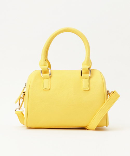 KOBE LETTUCE(コウベレタス)の「コンパクトミニボストンバッグ(ショルダーバッグ・レディース・アイボリー/ブラック/サックスブルー/ライトピンク/ピンク系その他/モスグリーン/キャメル/コーラルピンク/レッド/ブルー/シルバー/イエロー/ネイビー/ブラウン/ボルドー/ピンク系その他2/グレイッシュベージュ/マスタード/パープル/ブルー系その他・ONE SIZE)」の11枚目の写真