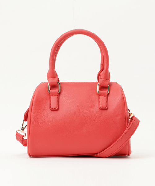 KOBE LETTUCE(コウベレタス)の「コンパクトミニボストンバッグ(ショルダーバッグ・レディース・アイボリー/ブラック/サックスブルー/ライトピンク/ピンク系その他/モスグリーン/キャメル/コーラルピンク/レッド/ブルー/シルバー/イエロー/ネイビー/ブラウン/ボルドー/ピンク系その他2/グレイッシュベージュ/マスタード/パープル/ブルー系その他・ONE SIZE)」の16枚目の写真