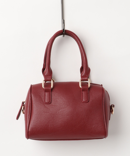 KOBE LETTUCE(コウベレタス)の「コンパクトミニボストンバッグ(ショルダーバッグ・レディース・アイボリー/ブラック/サックスブルー/ライトピンク/ピンク系その他/モスグリーン/キャメル/コーラルピンク/レッド/ブルー/シルバー/イエロー/ネイビー/ブラウン/ボルドー/ピンク系その他2/グレイッシュベージュ/マスタード/パープル/ブルー系その他・ONE SIZE)」の19枚目の写真