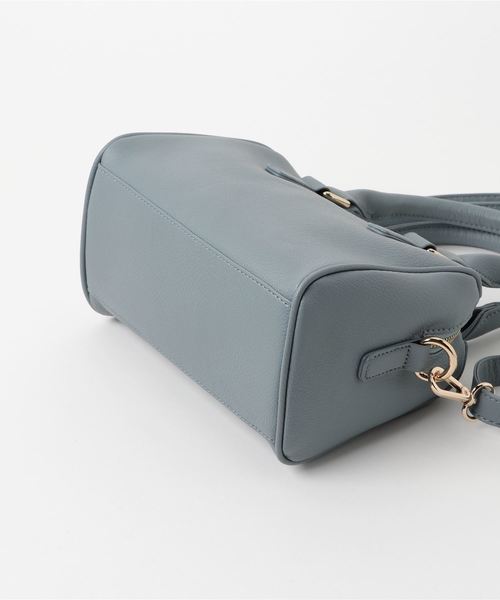 KOBE LETTUCE(コウベレタス)の「コンパクトミニボストンバッグ(ショルダーバッグ・レディース・アイボリー/ブラック/サックスブルー/ライトピンク/ピンク系その他/モスグリーン/キャメル/コーラルピンク/レッド/ブルー/シルバー/イエロー/ネイビー/ブラウン/ボルドー/ピンク系その他2/グレイッシュベージュ/マスタード/パープル/ブルー系その他・ONE SIZE)」の22枚目の写真