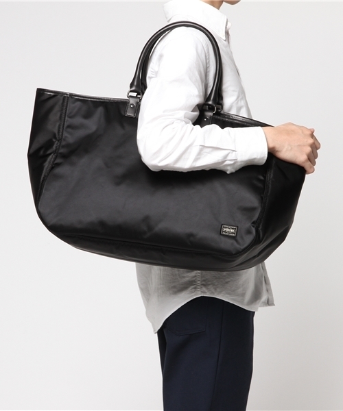 POTER × RAGS McGREGOR トートバッグ ブラック RAGS McGREGOR （ラグスマックレガー）の「TOTE BAG（トートバッグ