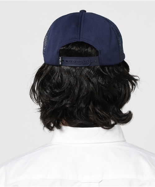 POLeR（ポーラー）の「POLER TOURIST TRAP MESH TRUCKER CAP（キャップ・メンズ・ネイビー/オリーブ・FREE）」の4枚目の写真