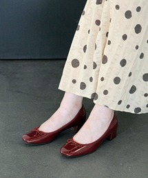 enchanted（エンチャンテッド）の「《晴雨兼用》リボンローヒールレインパンプス（パンプス）」