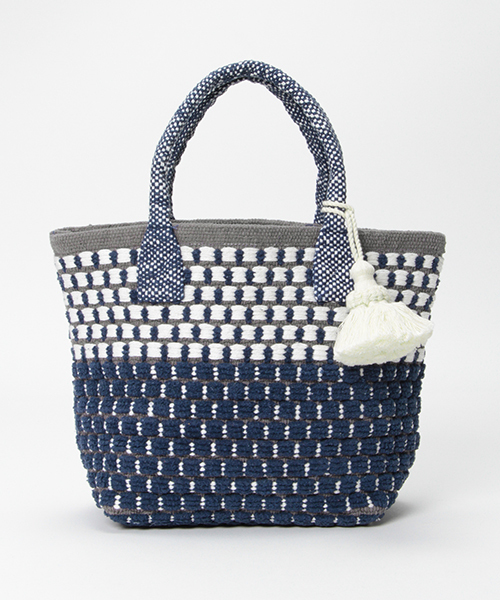 LBC（エルビーシー）の「グラフシェニールトート（トートバッグ・レディース・ネイビー/グレー/オレンジ・ONE SIZE）」の11枚目の写真