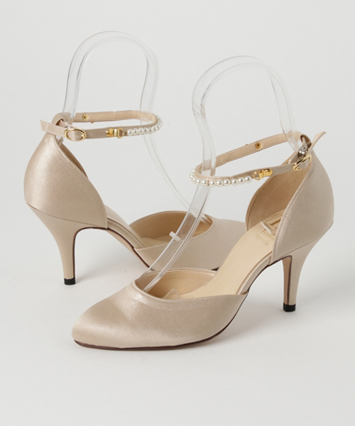 12Twelve Agenda（トゥエルブ　アジェンダ）の「パールストラップパンプス（ドレスシューズ・レディース・ベージュ/ブラック・L/M/S）」の9枚目の写真