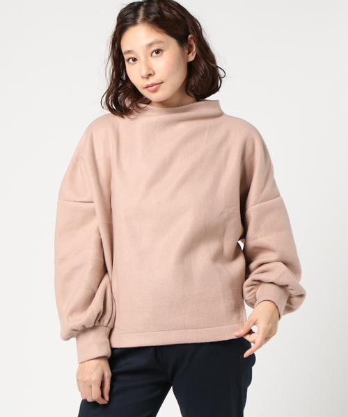 earth music&ecology（アースミュージックアンドエコロジー）の「・ぽかぽかプルオーバー（ニット/セーター・レディース・ピンクベージュ/杢グレー/チャコールグレー/ネイビー/アイボリー/ダークグリーン・FREE）」の6枚目の写真