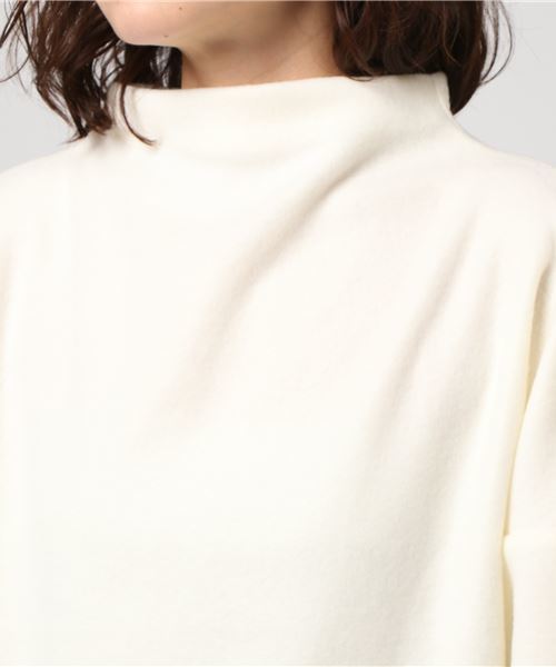 earth music&ecology（アースミュージックアンドエコロジー）の「・ぽかぽかプルオーバー（ニット/セーター・レディース・ピンクベージュ/杢グレー/チャコールグレー/ネイビー/アイボリー/ダークグリーン・FREE）」の9枚目の写真