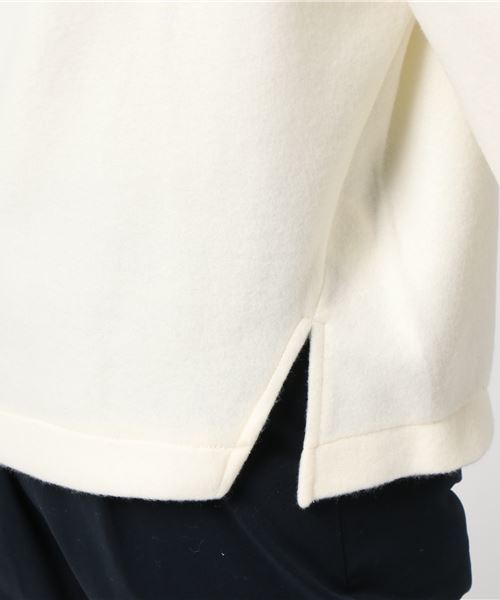 earth music&ecology（アースミュージックアンドエコロジー）の「・ぽかぽかプルオーバー（ニット/セーター・レディース・ピンクベージュ/杢グレー/チャコールグレー/ネイビー/アイボリー/ダークグリーン・FREE）」の11枚目の写真