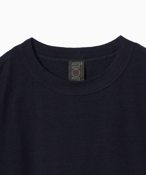 homspun(ホームスパン)の「homspun / 半袖 インディゴ Tシャツ(Tシャツ/カットソー・メンズ・インディゴブルー・MEDIUM)」の3枚目の写真