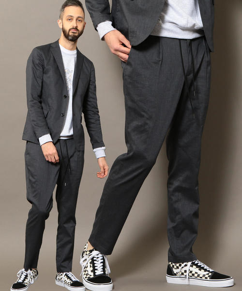 美品　BEAUTY&YOUTH TORAY DRY/PE イージーパンツ　麻 BEAUTY&YOUTH UNITED ARROWS（ビューティーアンドユース