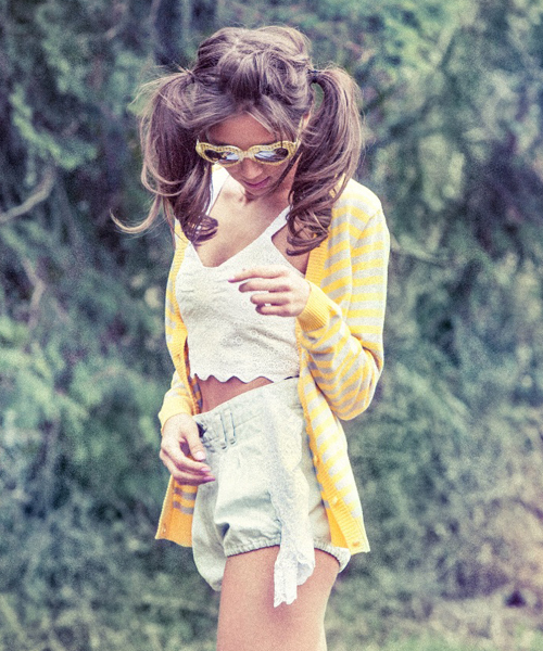 WC(ダブル シー)の「wc/飾りレースデニムショーツ(デニムパンツ・レディース・インディゴブルー/サックスブルー・FREE)」の9枚目の写真