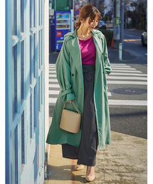 Re:EDIT | オーバーサイズカラートレンチコート(ダウンジャケット/コート)