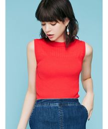dazzlin | ノースリリブニットトップス(ニット/セーター)