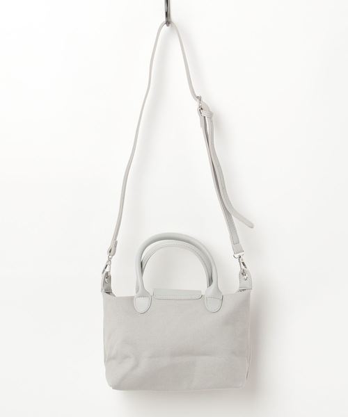 florist（フローリスト）の「プチフラップトラベルバッグ（エコバッグ/サブバッグ・レディース・ホワイト/ブラック/ベージュ/ネイビー/グレー・FREE）」の6枚目の写真