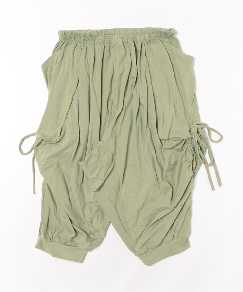 チャイハネ（チャイハネ）の「【チャイハネ】カットソードレープMEN'Sサルエルパンツ（その他パンツ・メンズ・ブラック/グレー/ターコイズブルー/オレンジ/モスグリーン/ブラウン/レッド/グリーン/ネイビー/オレンジ系その他/ベージュ/ブルー/カーキ/ダークベージュ/マスタード/オリーブ/ライトグリーン/レンガ・FREE）」の7枚目の写真