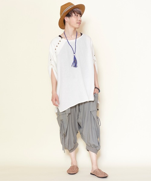 チャイハネ】カットソードレープMEN'Sサルエルパンツ（その他