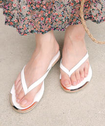 minia | トングサンダル/フラットサンダル　[ minia ]　≪ 2020SS再販＆新色も ≫　【 雑誌掲載 / non･no 】(サンダル)